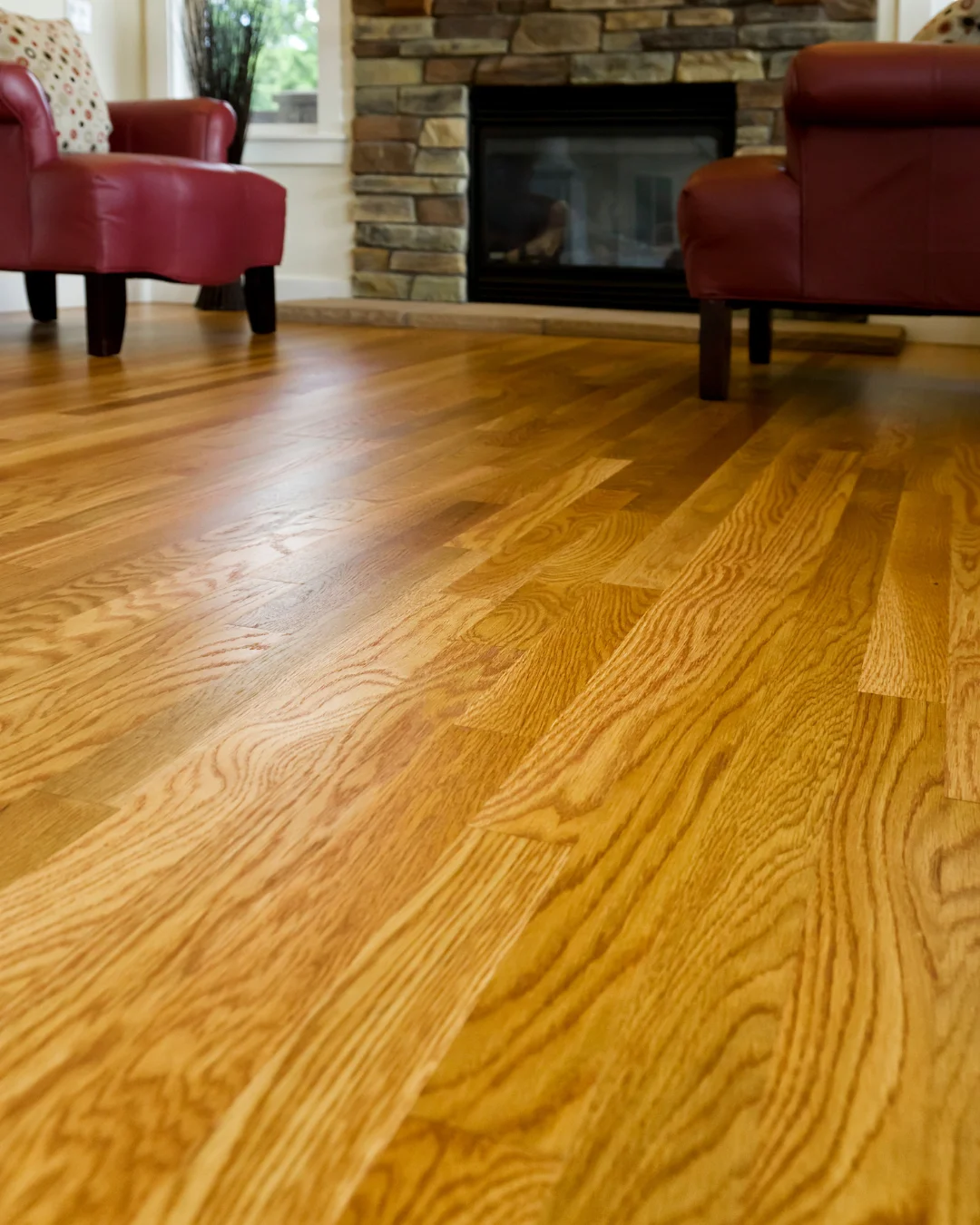 Typical WI home interior with new flooring